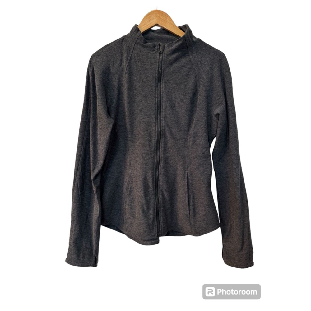 Charcoal Zip-Up Sweatshirt